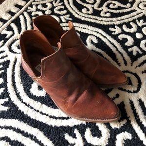 Brown Steve Madden booties